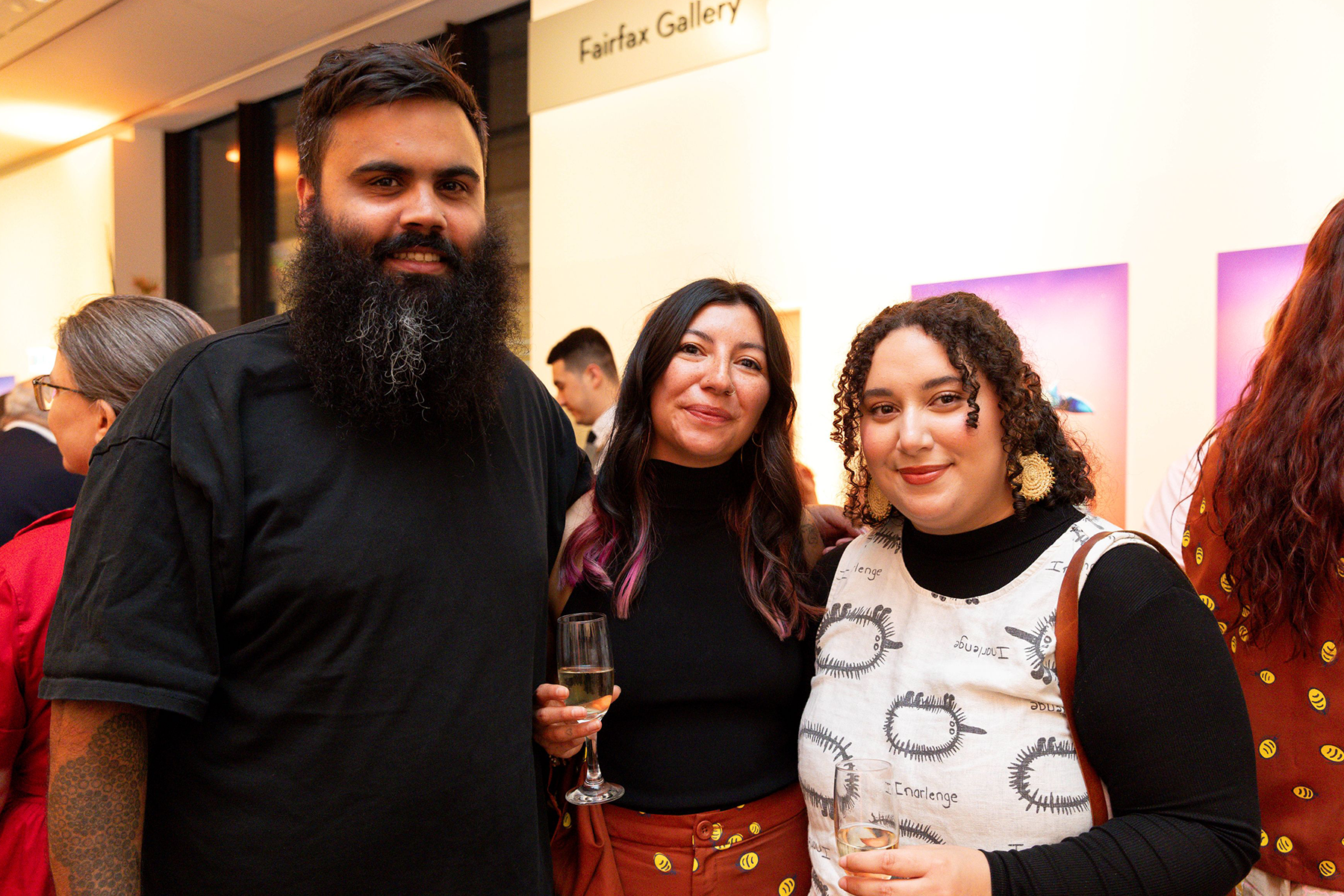 Dylan Bolger, Nisa Richy and Logan Bobongie 