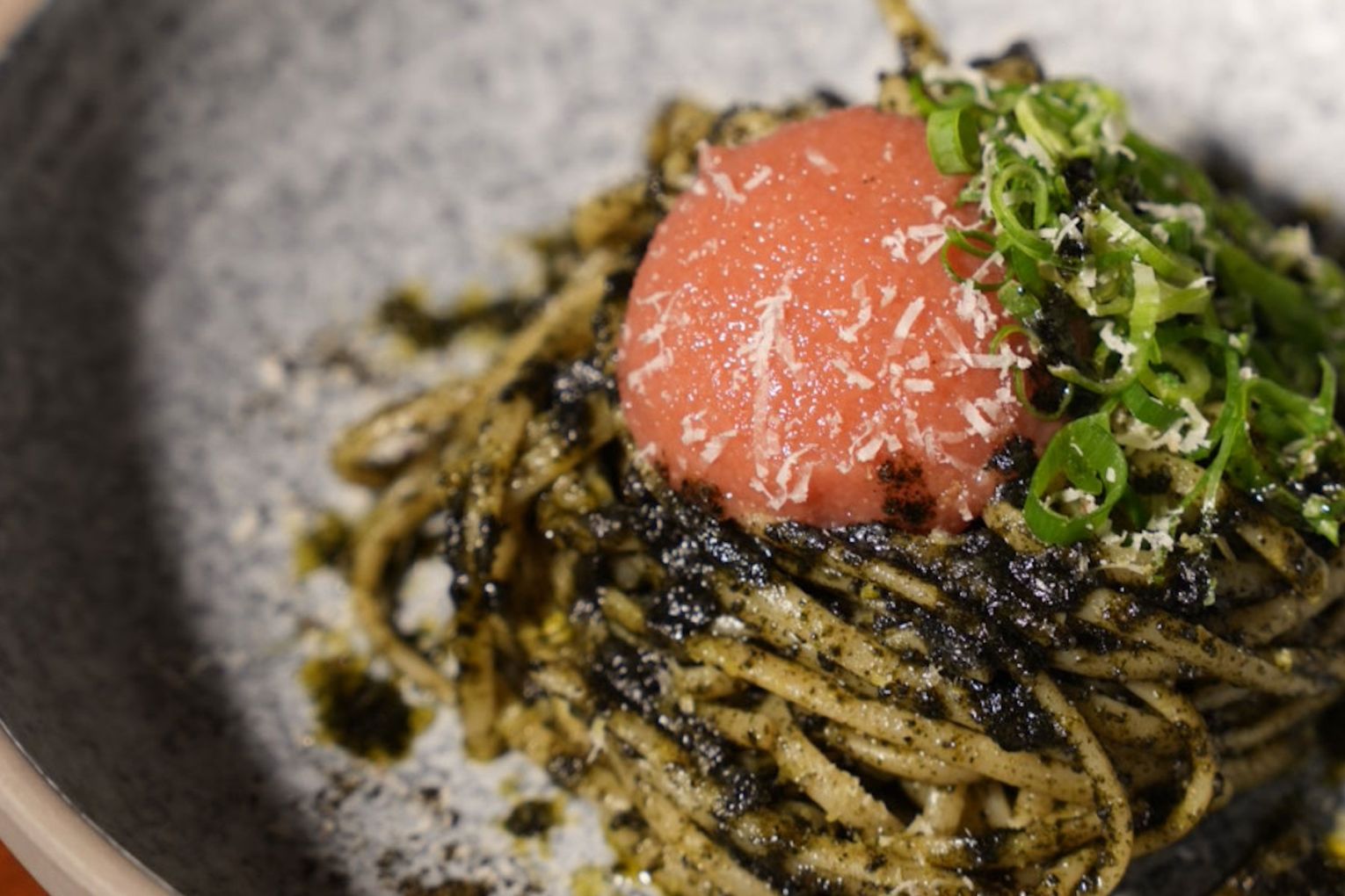 Nonna San will bring together Italian and Japanese cuisines across its menu, including mentaiko nori pasta | Credit: image supplied