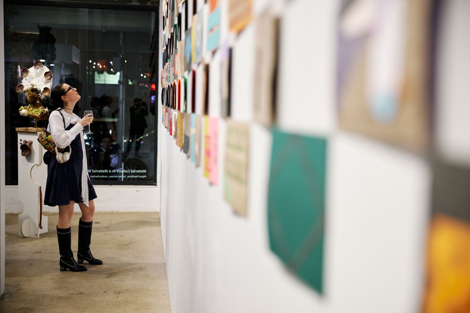 Credit: Material Culture in a Material World, Miguel Aquilizan, Jessica Dorizac and Jordan Azcune, 2023 (Opening Documentation). Outer Space. Photographer: Markus Ravik