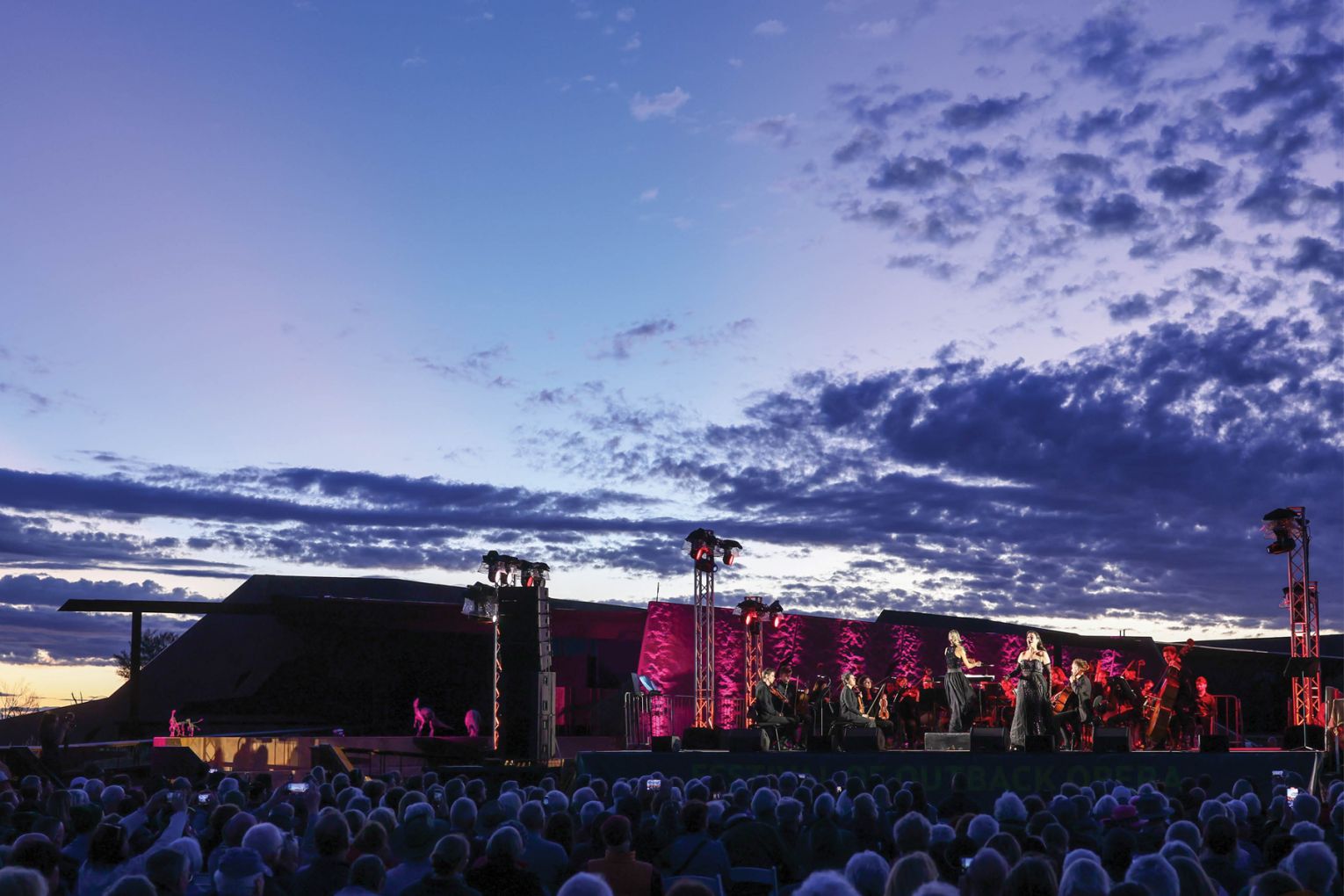Festival of Outback Opera will transform Queensland’s heartland into a stage beneath the stars. Credit: Pete Wallis