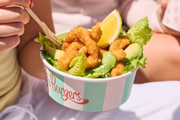 Thumbnail for Dive into Betty’s Burgers’ fresh new Crispy Panko Calamari Bowls