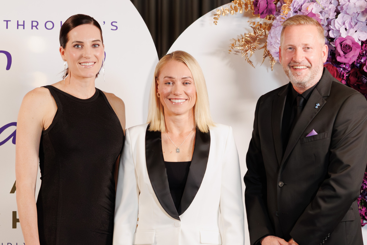 Tracy Phillips, Erin Phillips and John Mannion