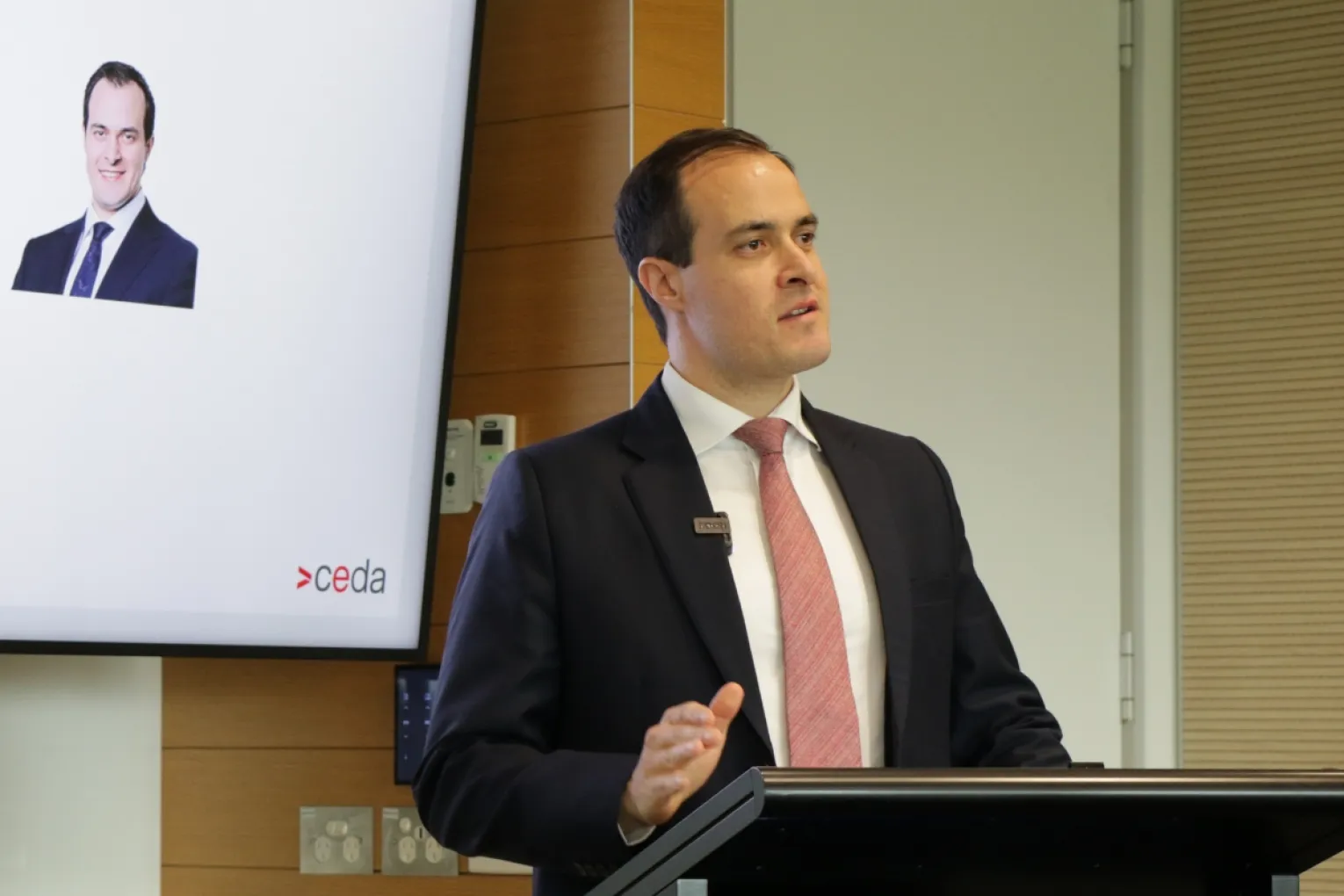 Opposition Leader Vincent Tarzia said a Liberal government would abolish stamp duty. Photo: Charlie GIlchrist/InDaily