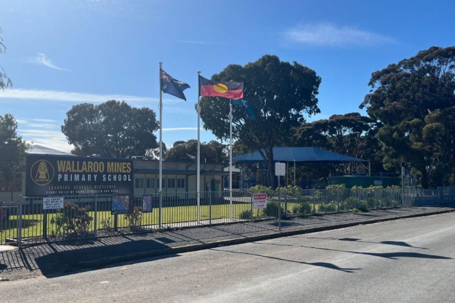 A Wallaroo Mines Primary School principal has been stood down pending an investigation. Photo: Wallaroo Mines Primary School Facebook.