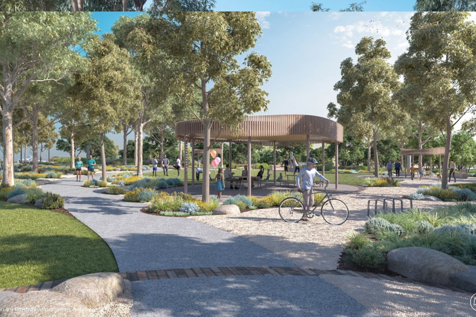 Concept plans for a new Westside Bikeway in Richmond. Concept drawing: supplied