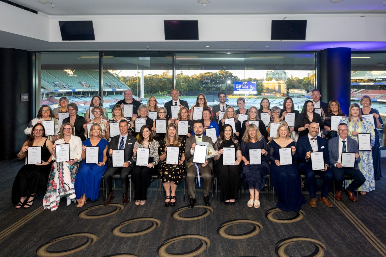 The winners of the World Teachers’ Day Awards Night 2025.