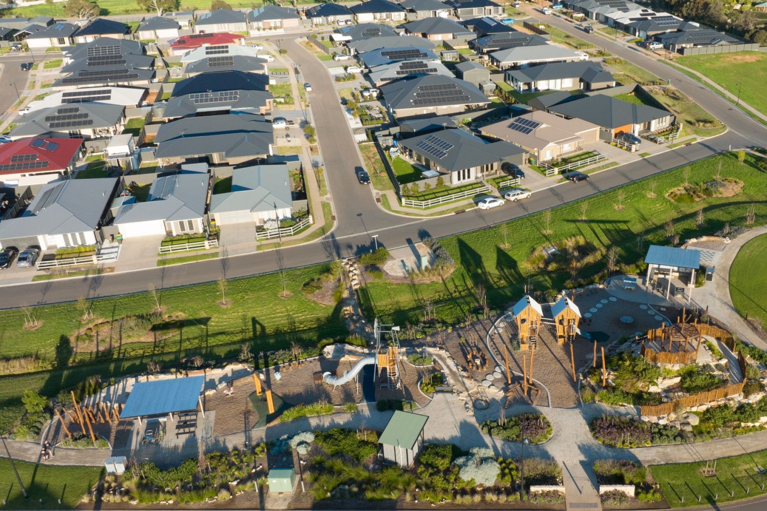 Freedom Park playground, within the Liberty at Two Wells master-planned community.