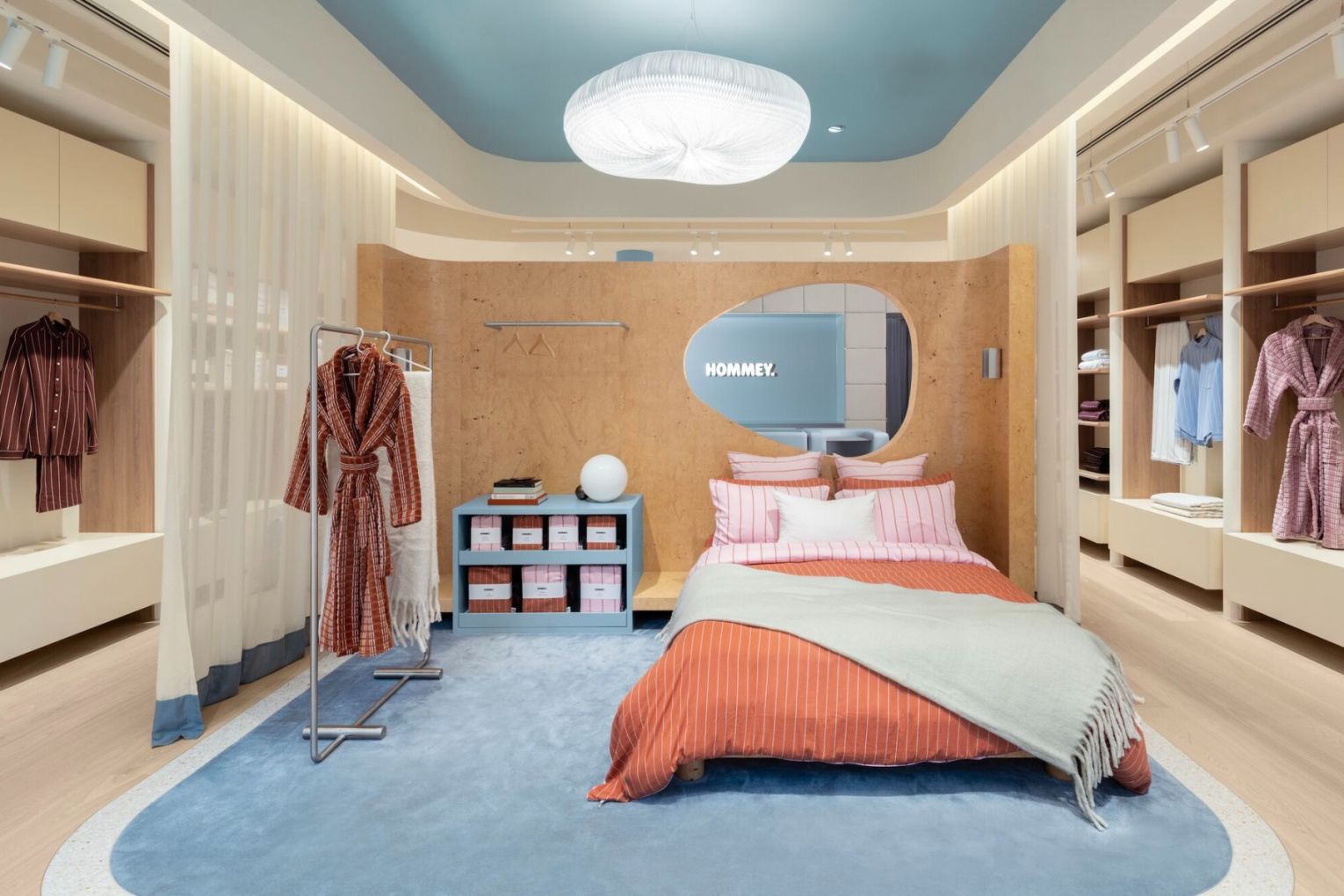 Hommey brings a unique and elevated interpretation to soft furnishing.