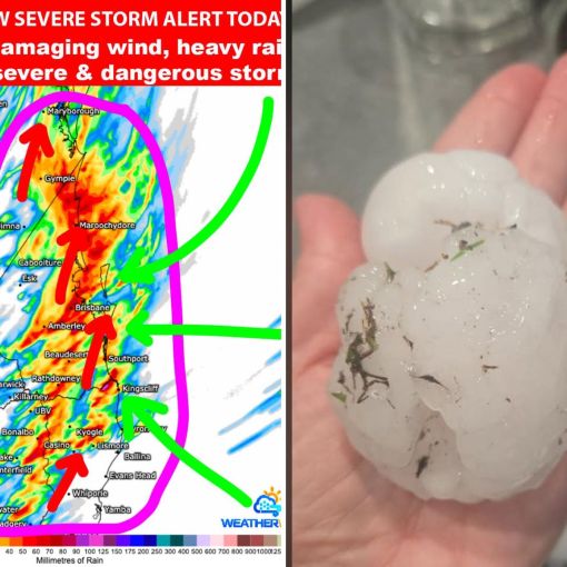Thumbnail for Warning of ‘monster hail’ as storm set to batter south-east