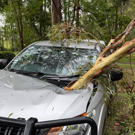 Thumbnail for Thousands of homes without power – and more storms set to smash Queensland