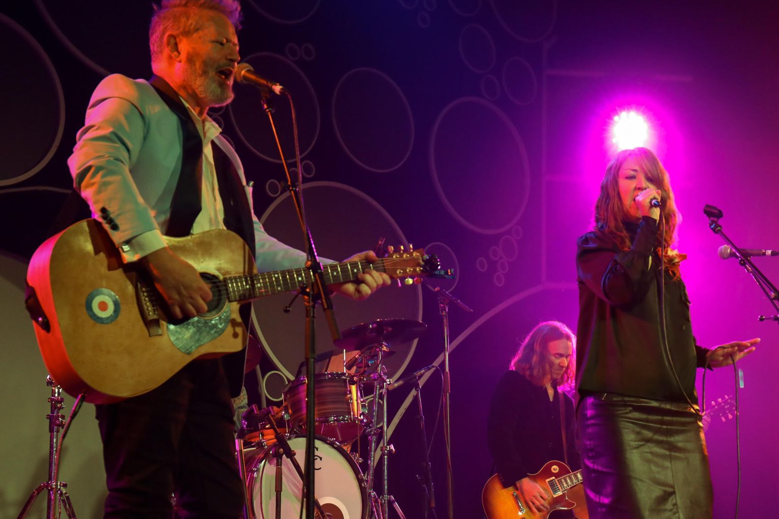 Sean Sennett and Rachael Dixon at Brisbane Festival, as part of his show, I Left My Heart In Highgate Hill.