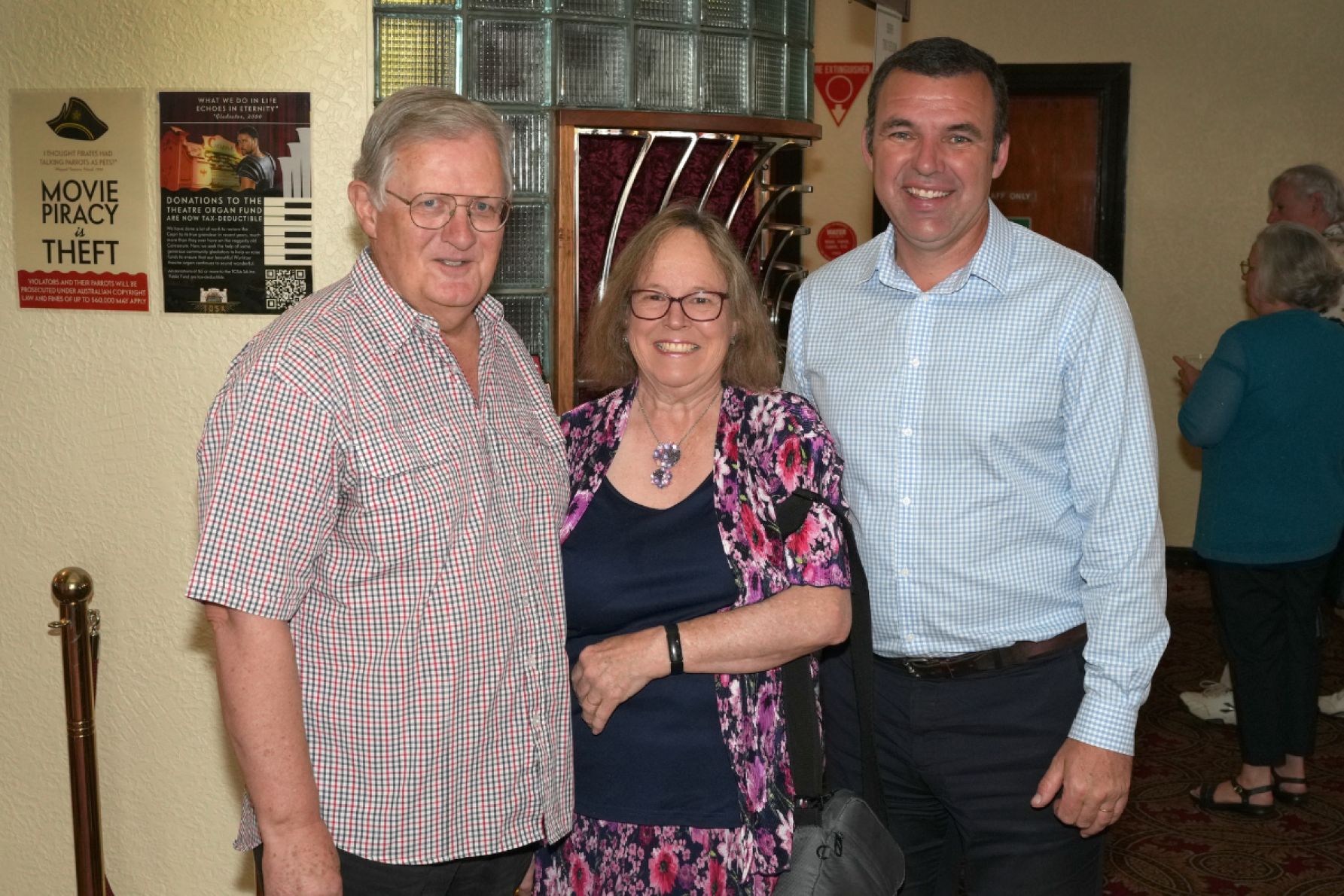 Andrew and Anthea Buxton with Hamilton Calder