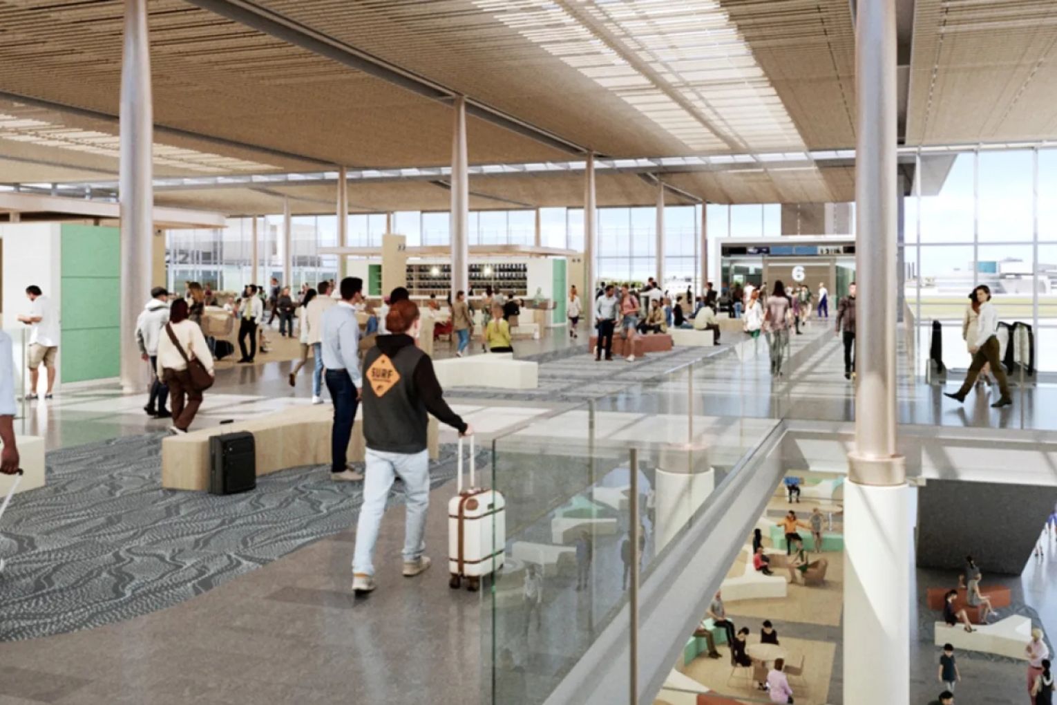 Upgrades at Sydney Airport are part of its ongoing expansion of the domestic terminals. Photo: Sydney Airport