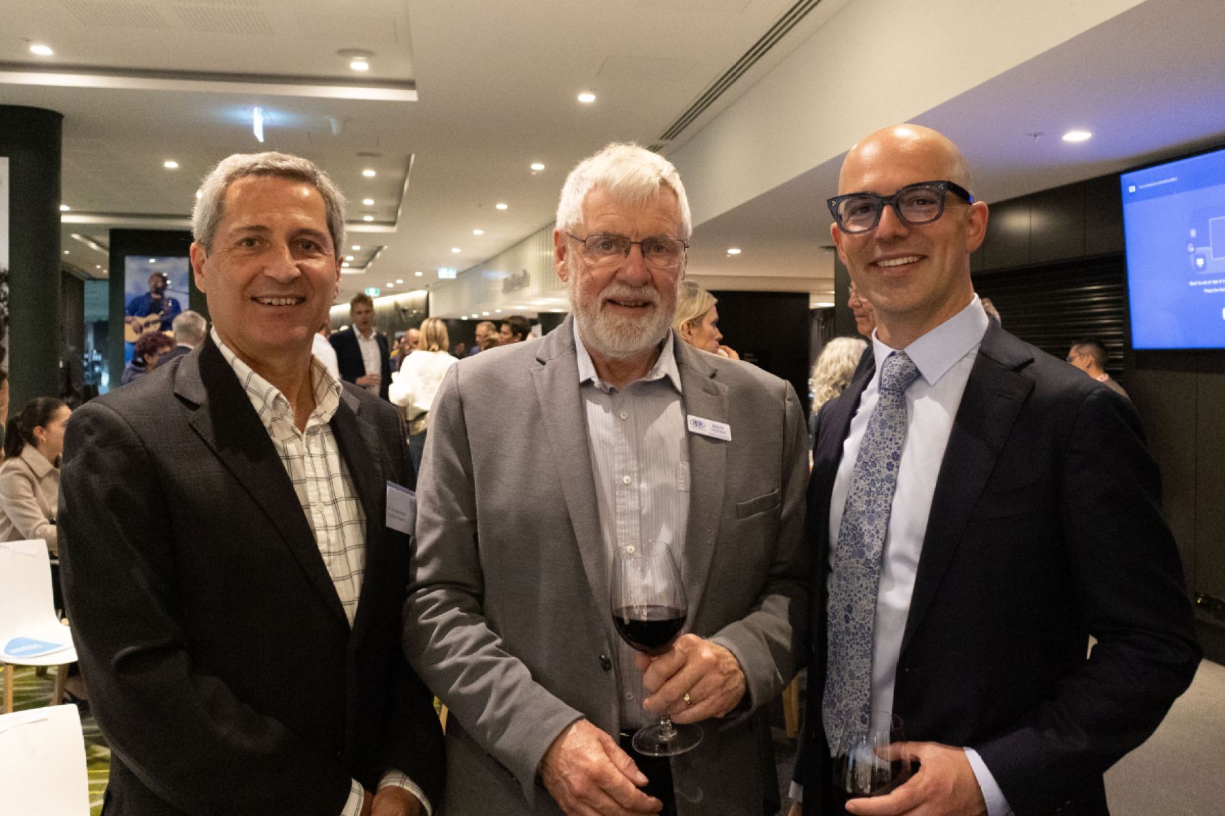 Christos Pazios, Mark Hutton and Chris Sanzaro