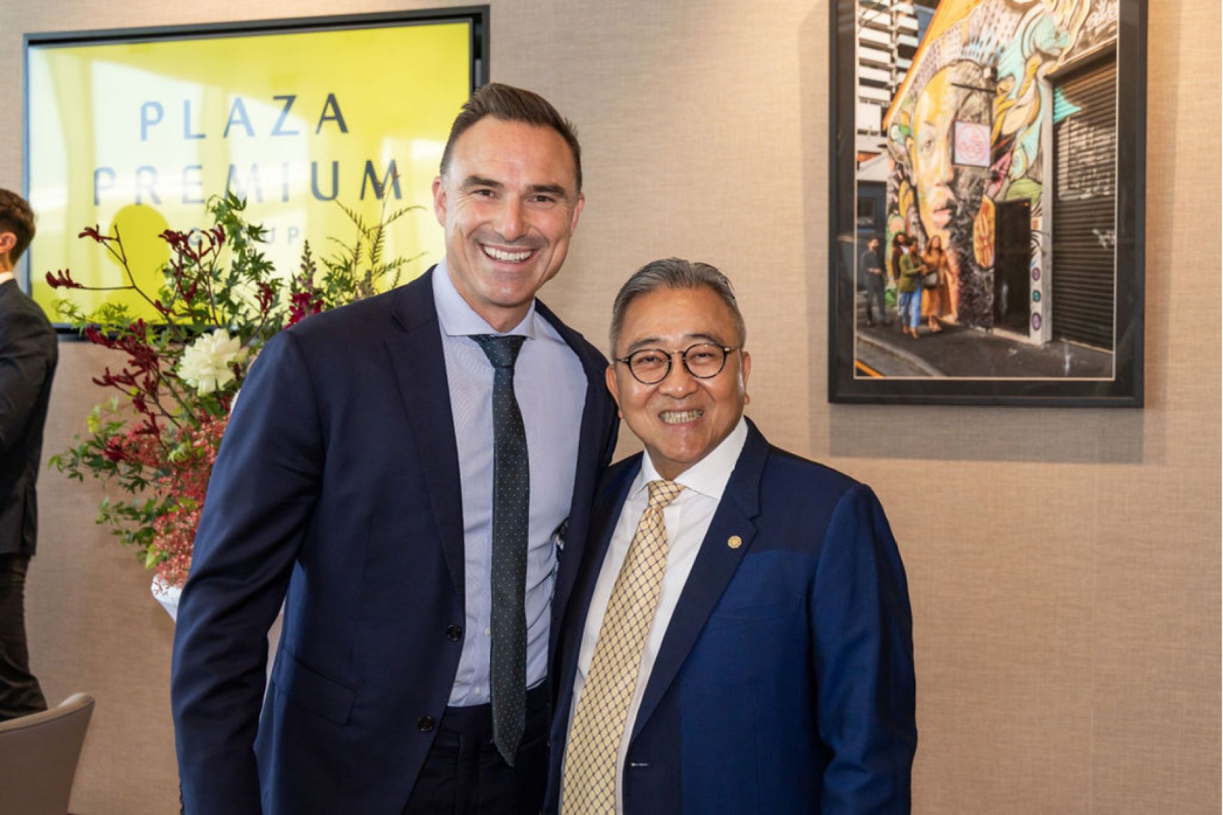 Brenton Cox and Song Hoi See