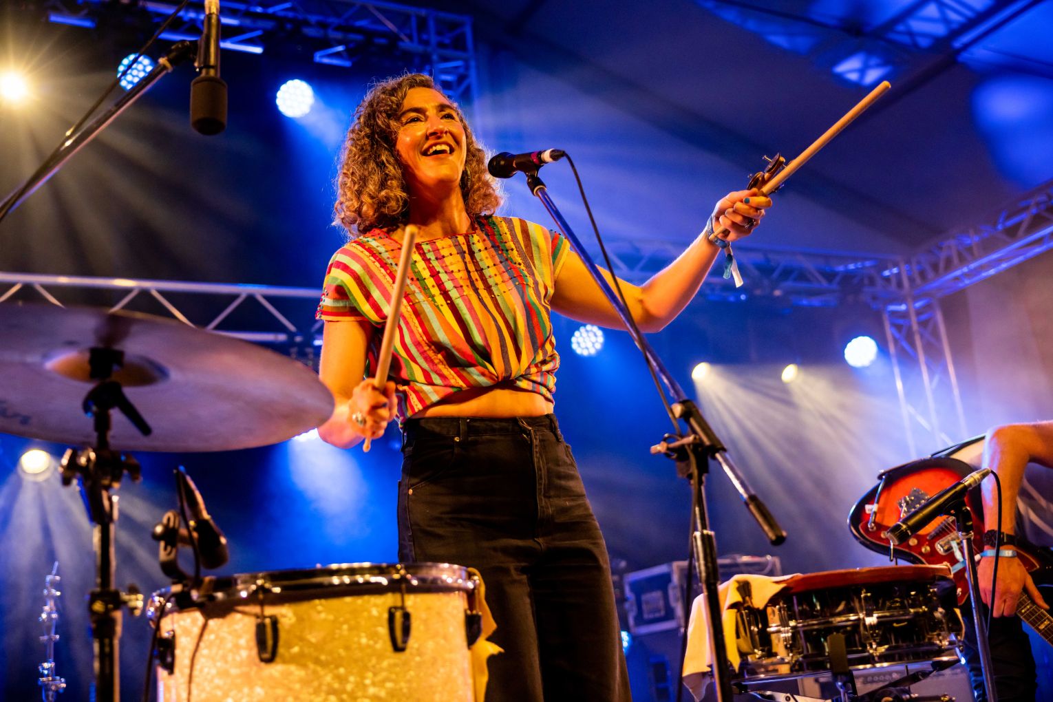 Danielle Caruana of Mama Kin Spender will perform at Woodford Folk Festival this year.