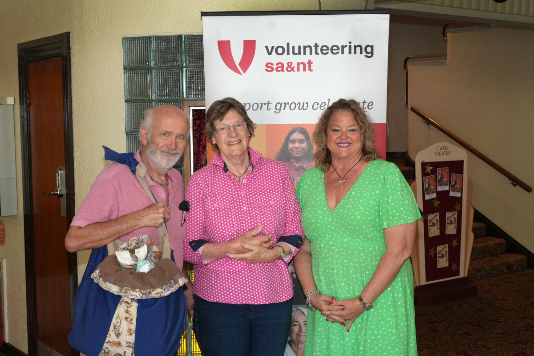 Michael and Diana McGregor with Nat Cook
