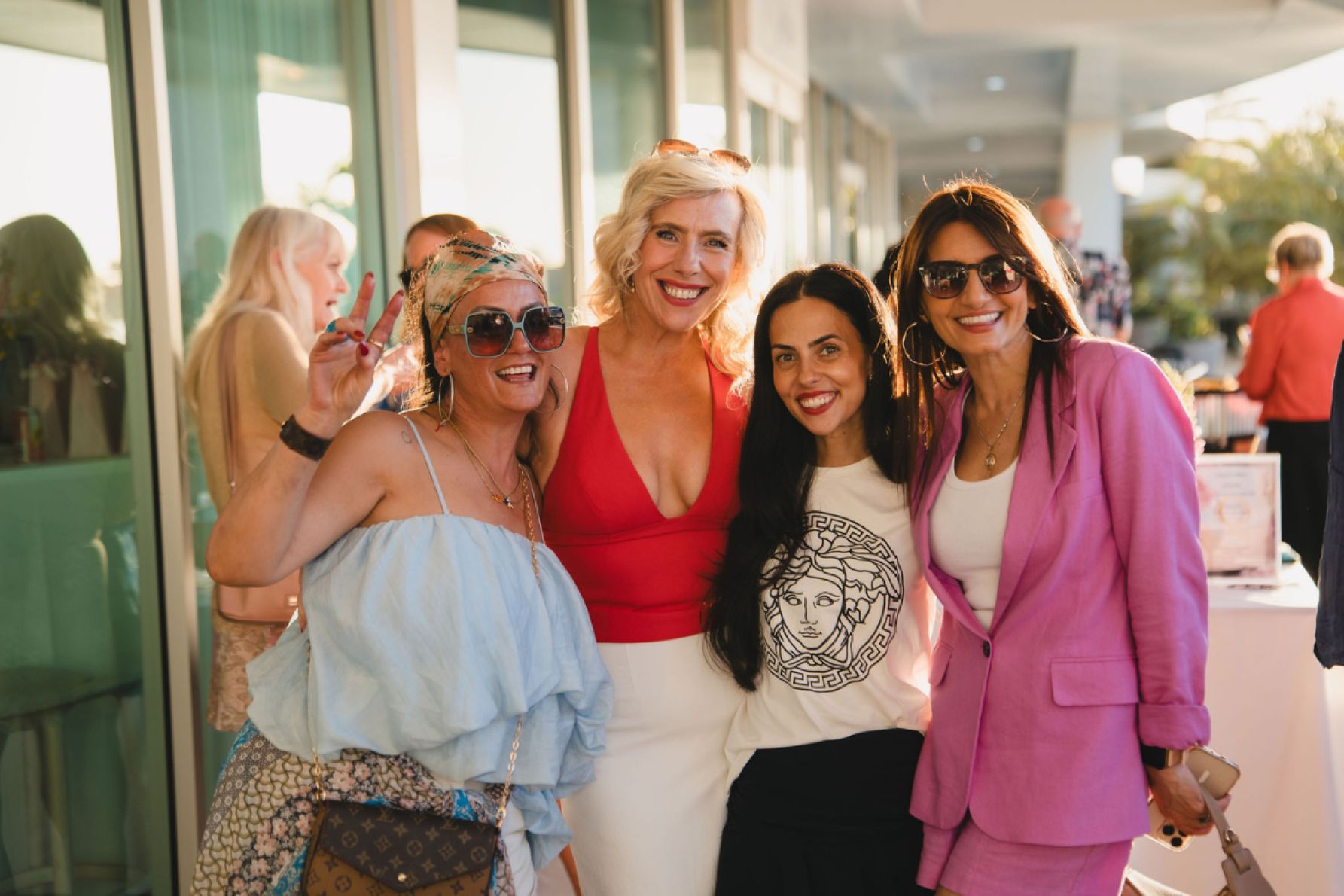 Julie Moro, Anna Burden, Cassandra Mammone and Nancy Timpano