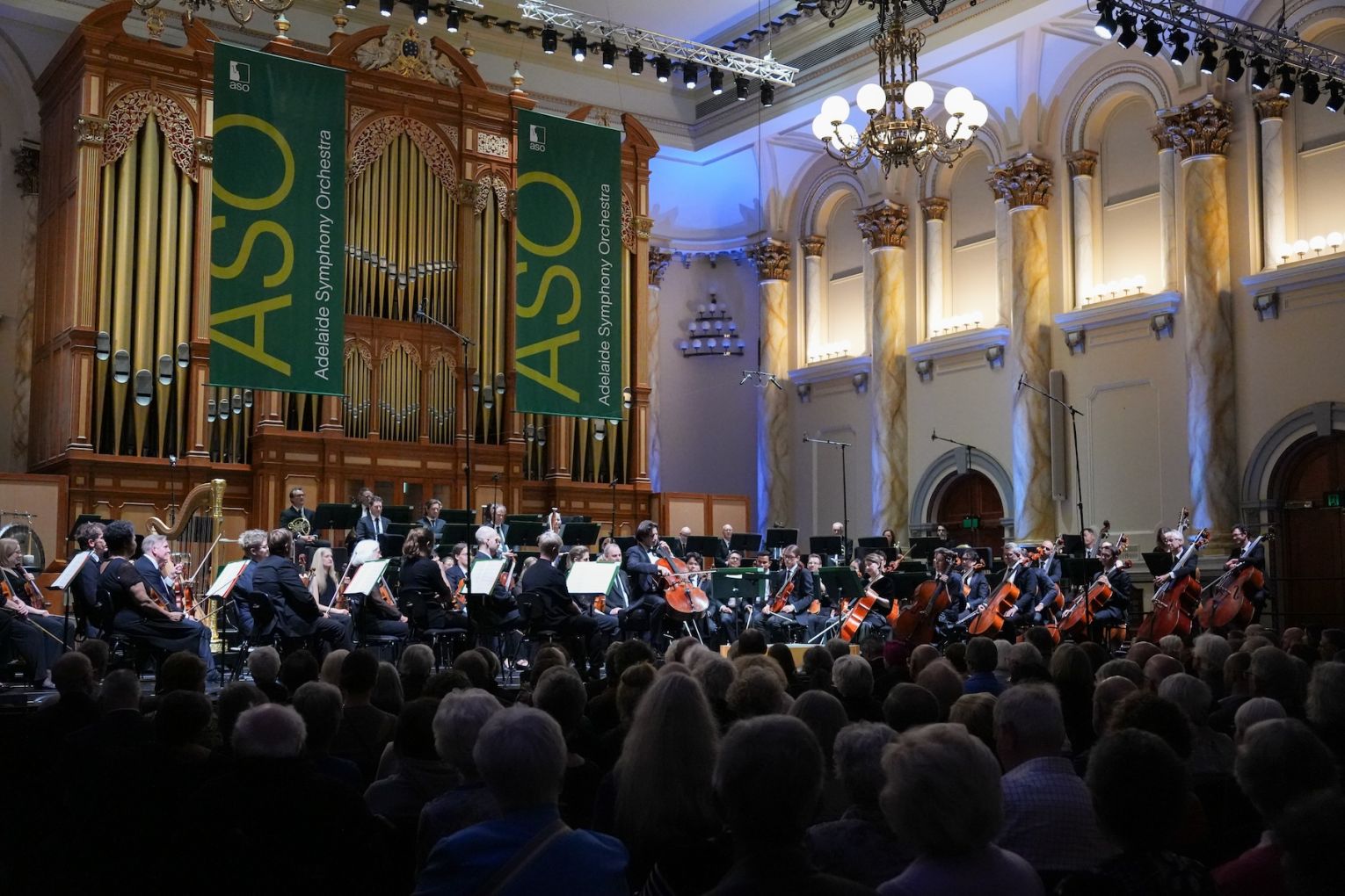 Adelaide Symphony Orchestra perform at Adelaide Town Hall. Photo: Christina Lauren / Supplied