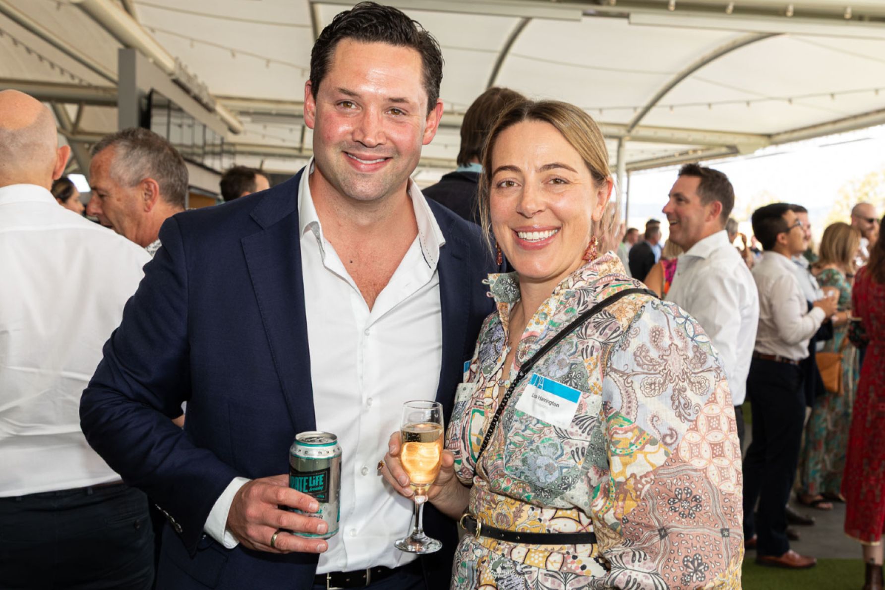 Alex Haddon and Lisa Harrington