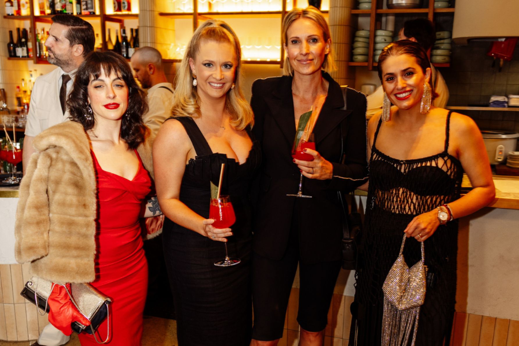 Amanda Khalil, Hannah Pendlebury, Rebecca Morse and Cimon Vozzo