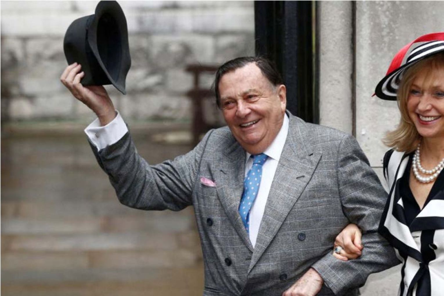 Barry Humphries would be honoured with a new artwork outside Her Majesty's Theatre, where he debuted as a young performer. Pictures: via Adelaide City Council.