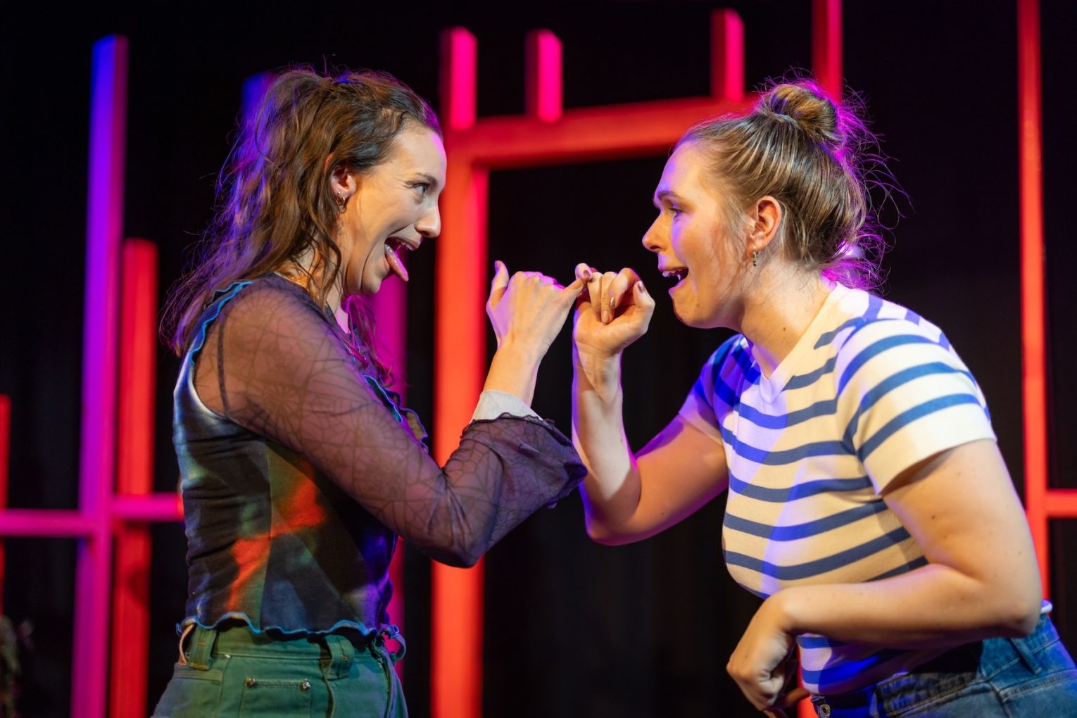 Brittany Gallasch and Caithlin O’Loghlen in Scenes with Girls. Photo: Jamois / Supplied