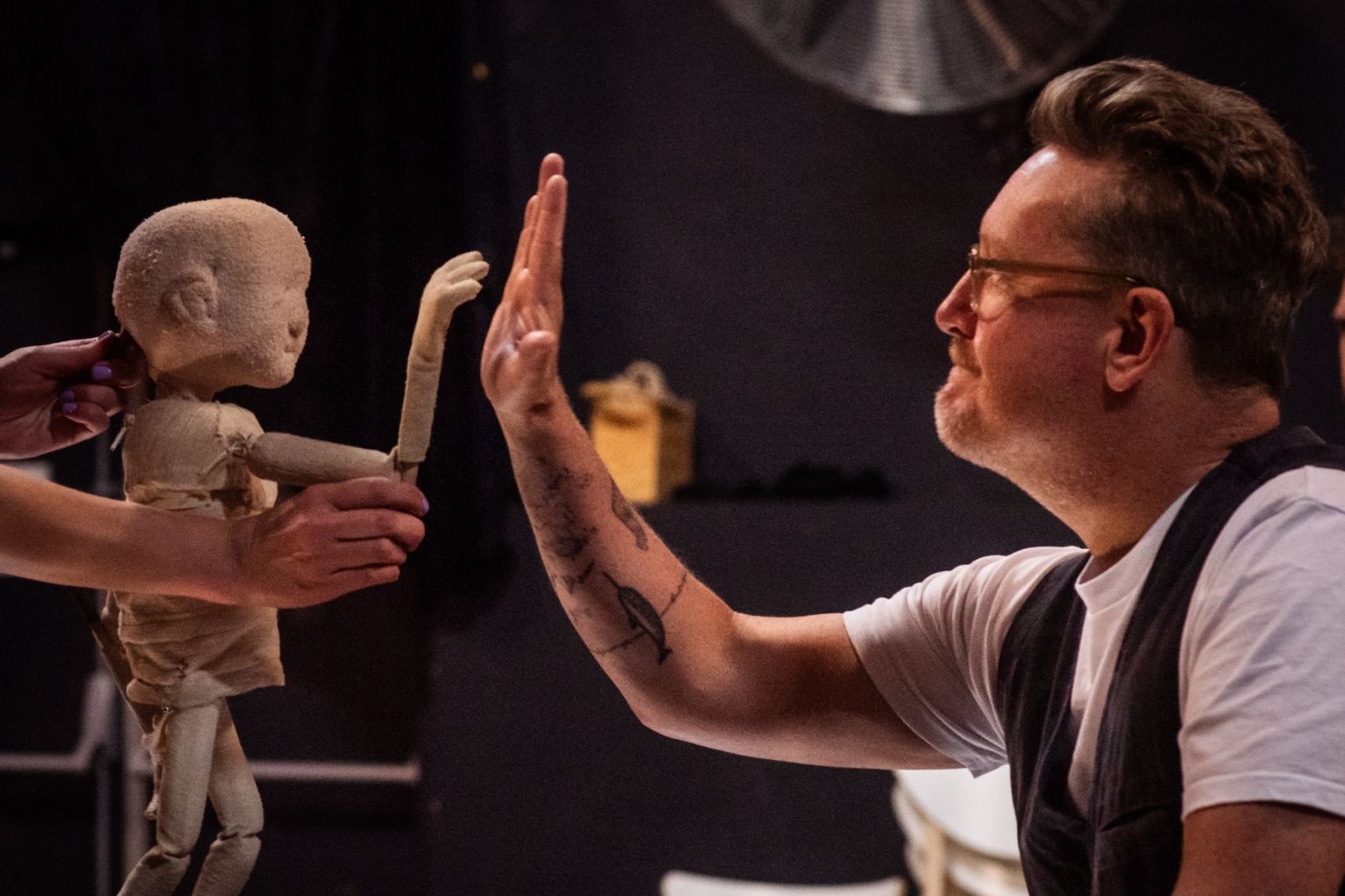 Slingsby Theatre artistic director Andy Packer (right). Photo: Emma Luker / Supplied