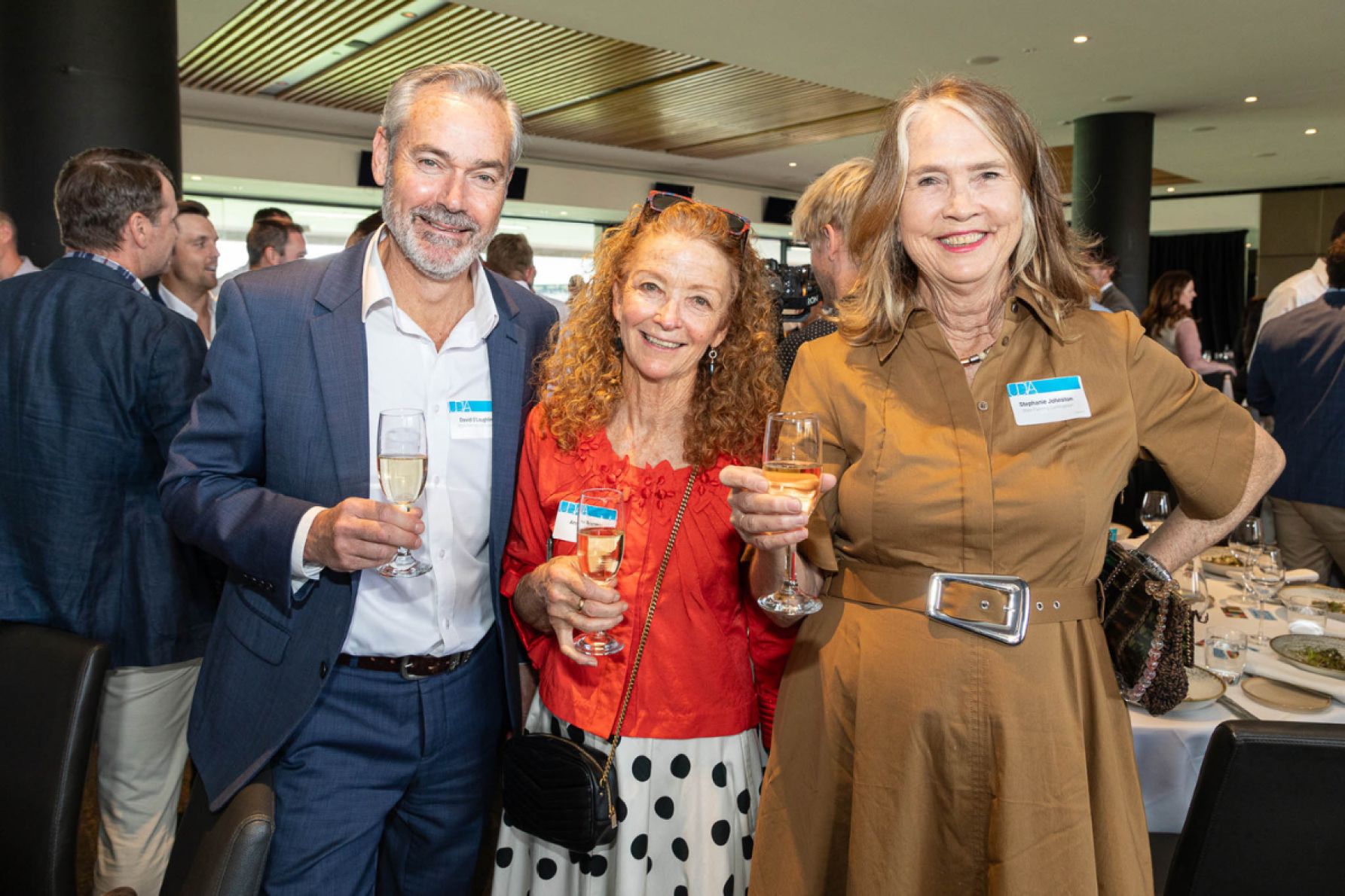 David O'Loughlin, Anne Moroney and Stephanie Johnston