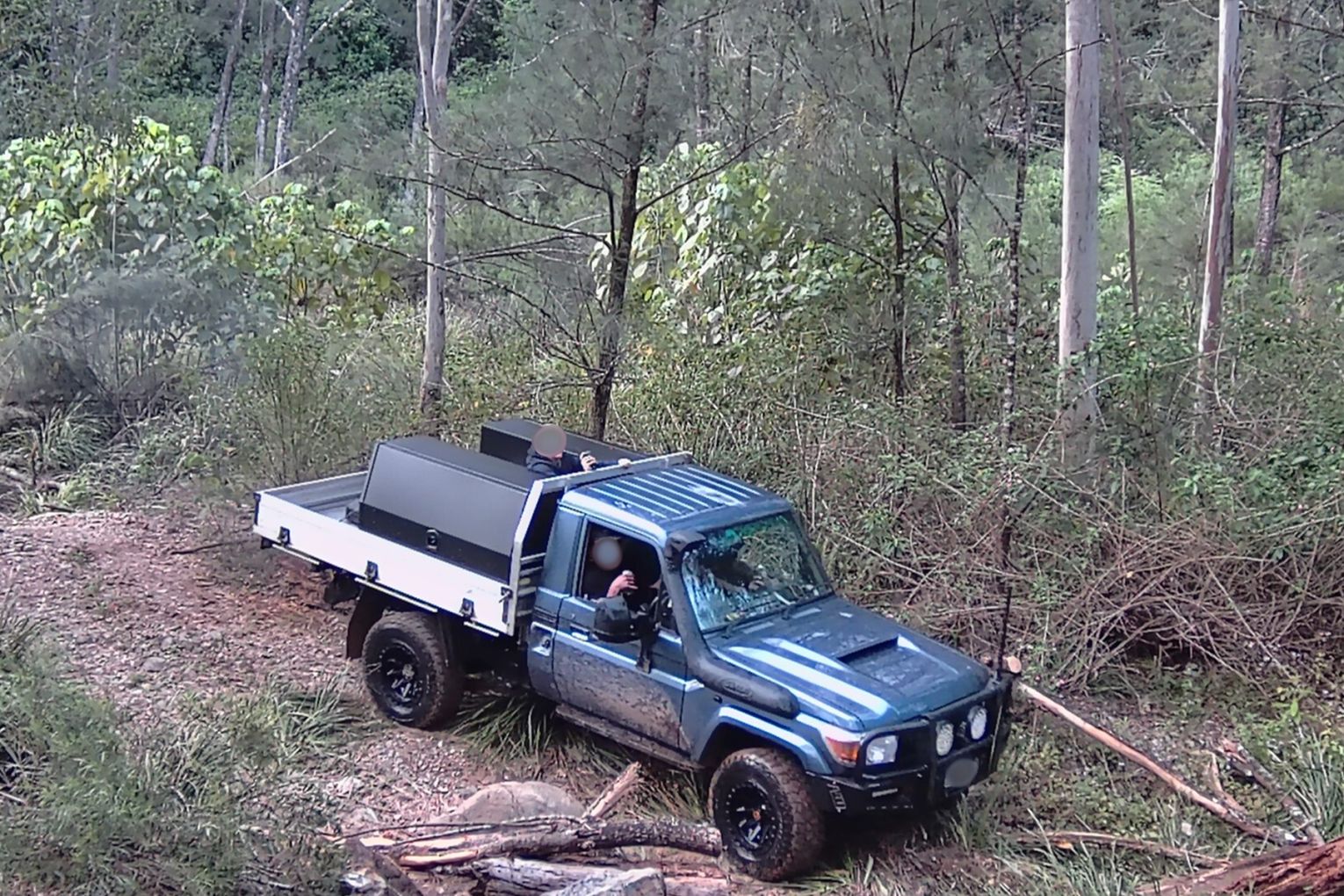 Driving around a barrier with unrestrained passenger