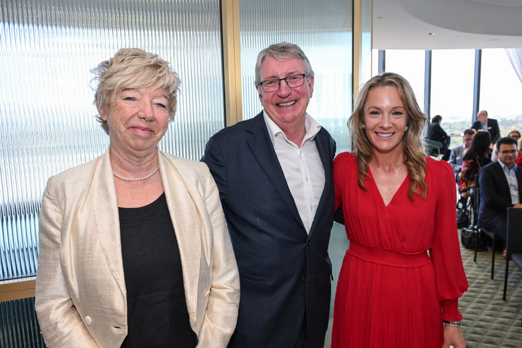 Jan Chorley, Barry Irvin and Kay Burton