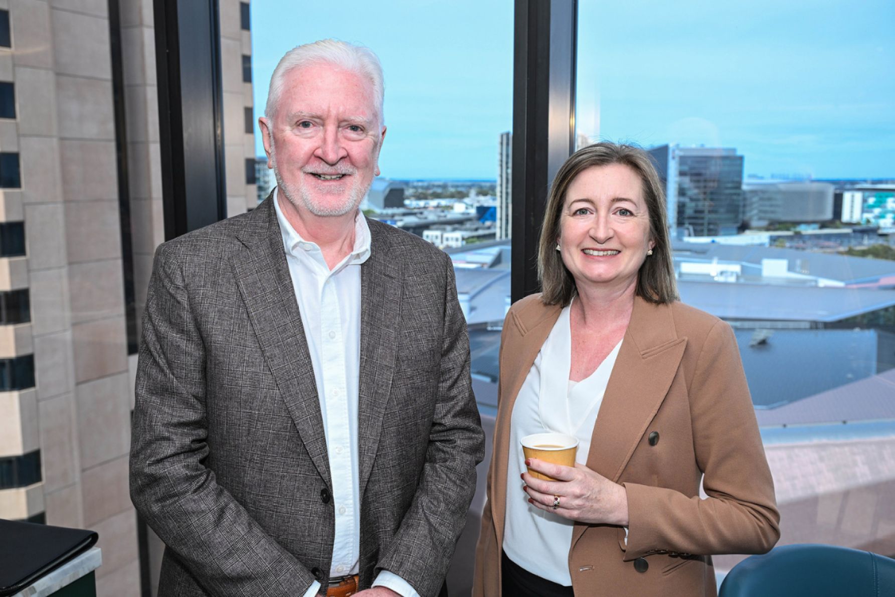 Jon Clarke and Louise Marsh