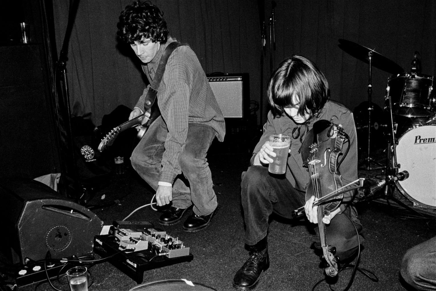 Louis Campbell and Thea Martin are the Adelaide musicians behind Caps Lock Records. Photo:  Venus O'Broin / Supplied