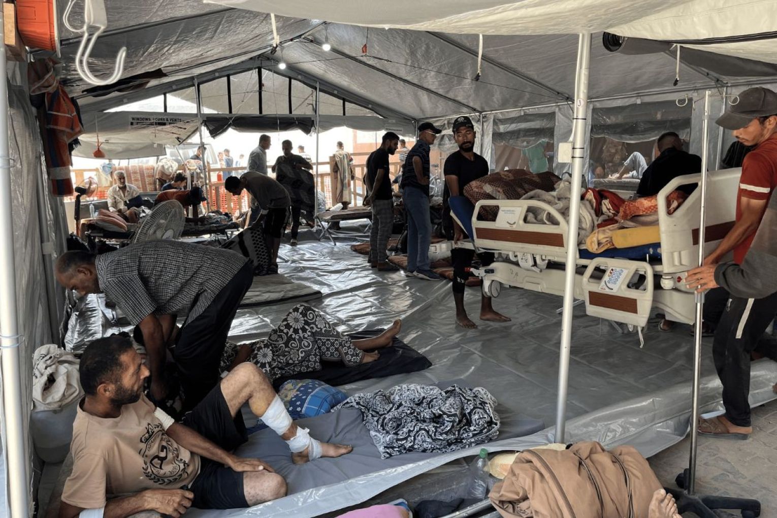 Humanitarian organisations like Doctors Without Borders are being suspended by Israel in Gaza. Picture: Doctors without Borders/via AAP