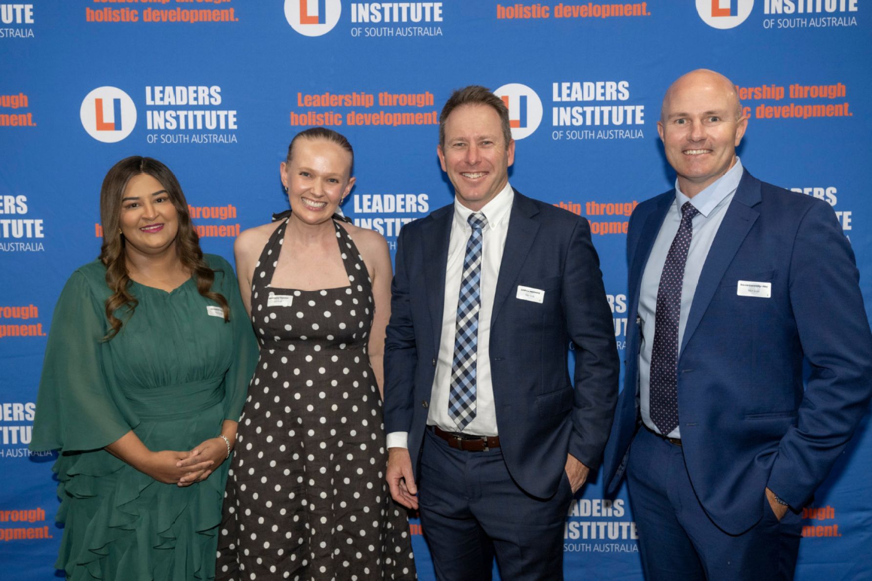 Madeeha Usman, Madeleine Thatcher, Andrew Raymond and David Connolly-Hay