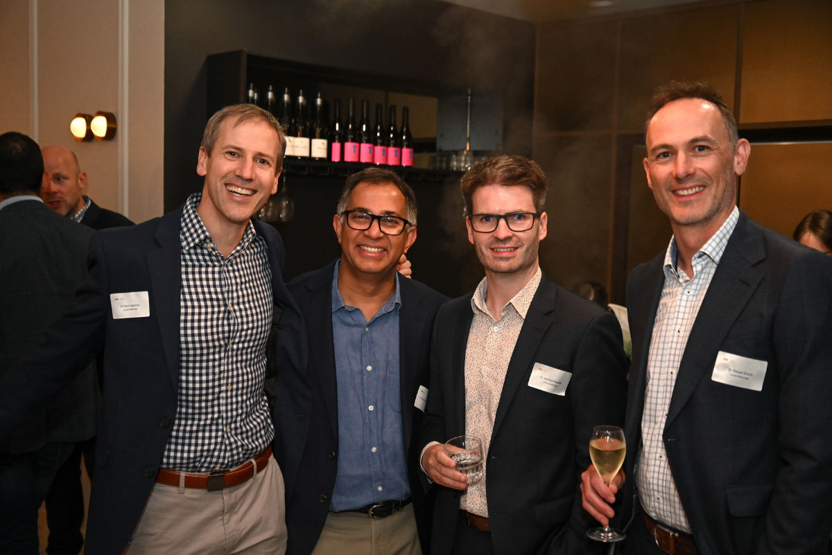 Mark Sparnon, Santosh Poonnoose, Mitchell Raeside and Steve Evans