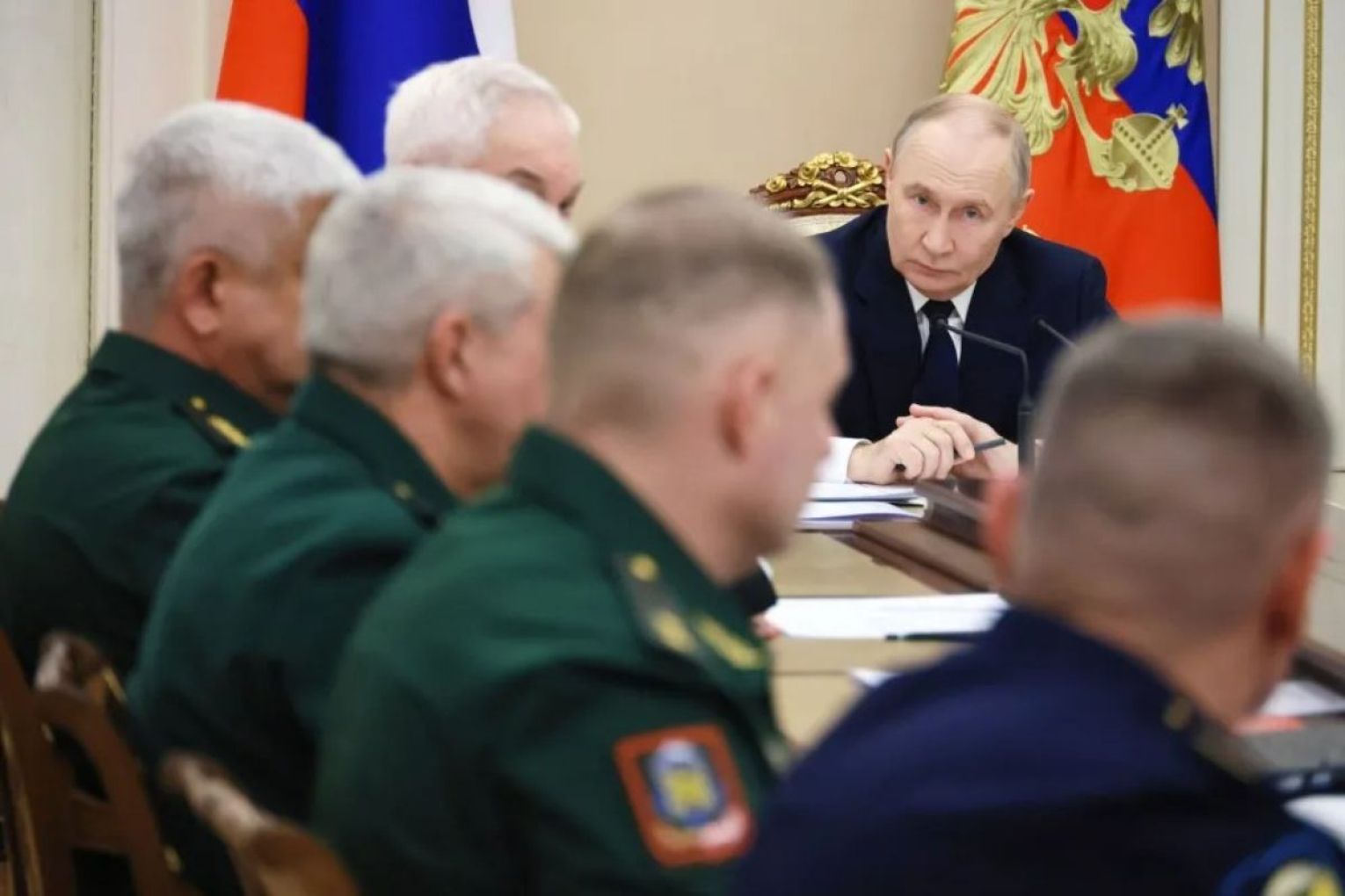 President Vladimir Putin meets to discuss Russia's 'special military operation' in Ukraine.