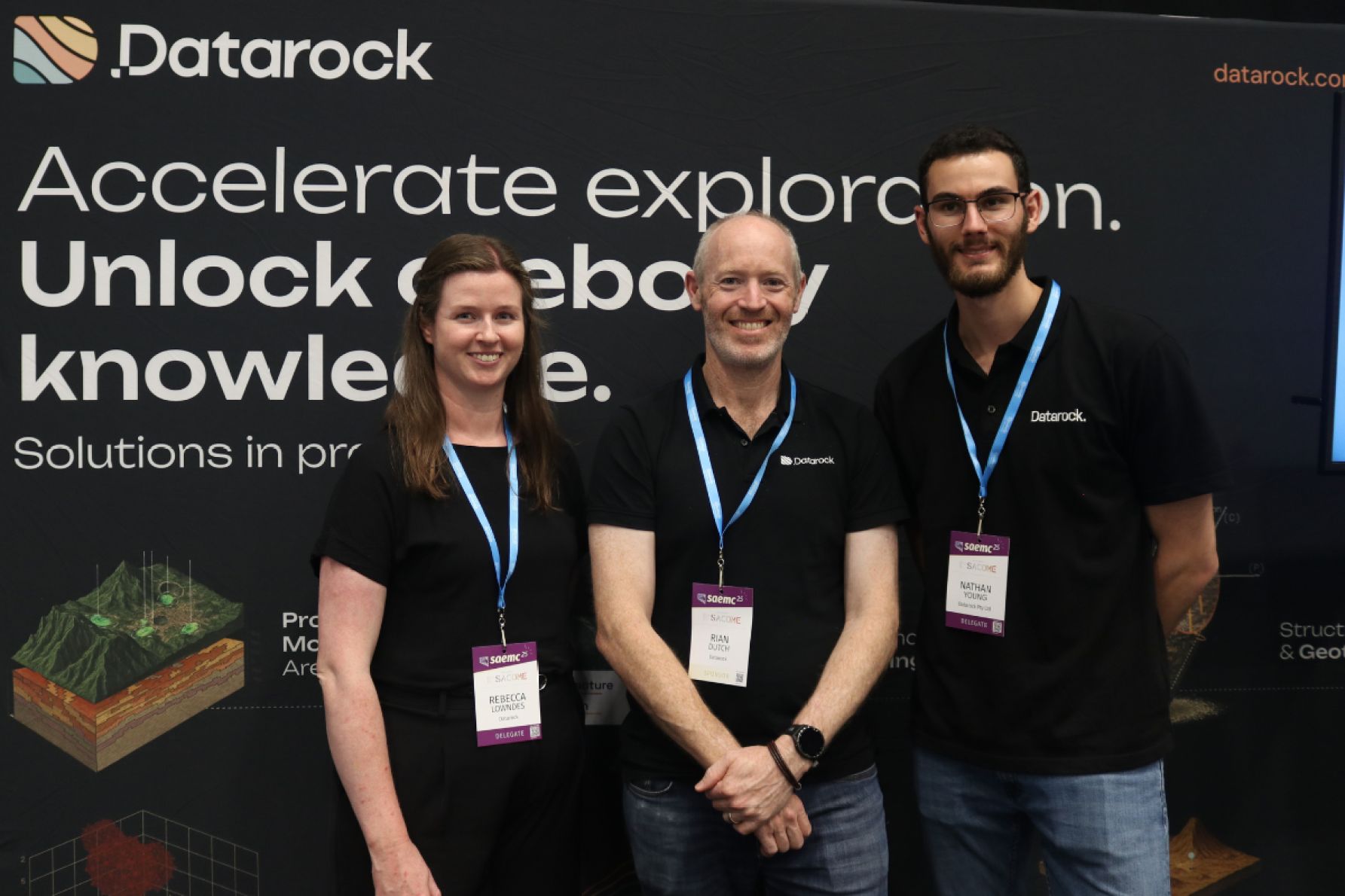 Rebecca Lowndes, Rian Dutch and Nathan Young