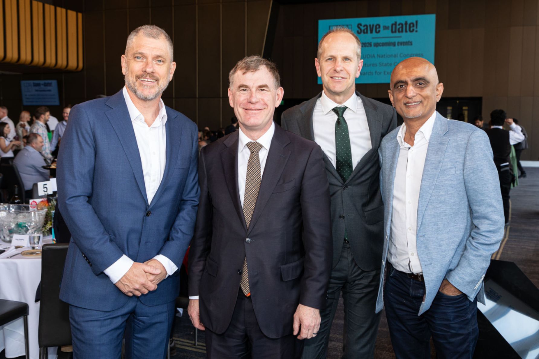 Richard Dwyer, Nick Champion, Liam Golding and Monish Bhindi