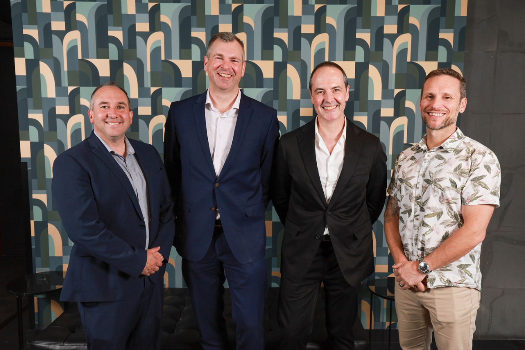 Steven Bailey, Quentin Roberts, Simon O’Callaghan and Alex McConville 