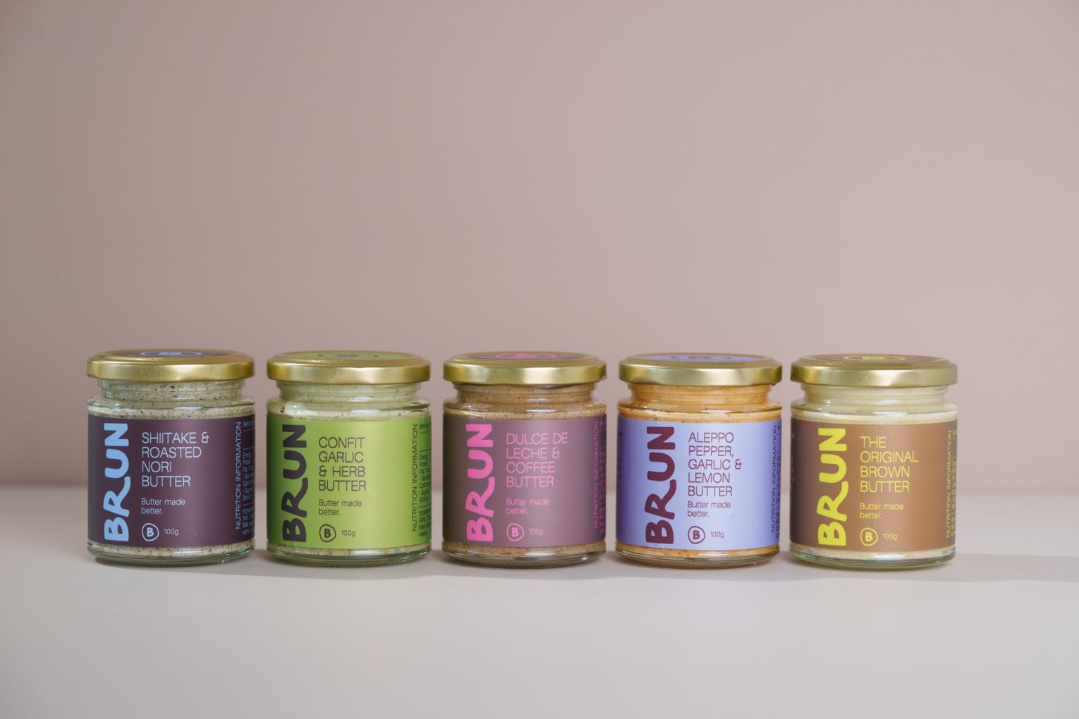The Brun Butter line-up, image credit: Hotel Miami