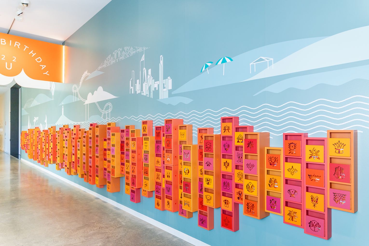 Hikoko Ito's Happy Birthday 2U2 installation at HOTA | Credit: images supplied