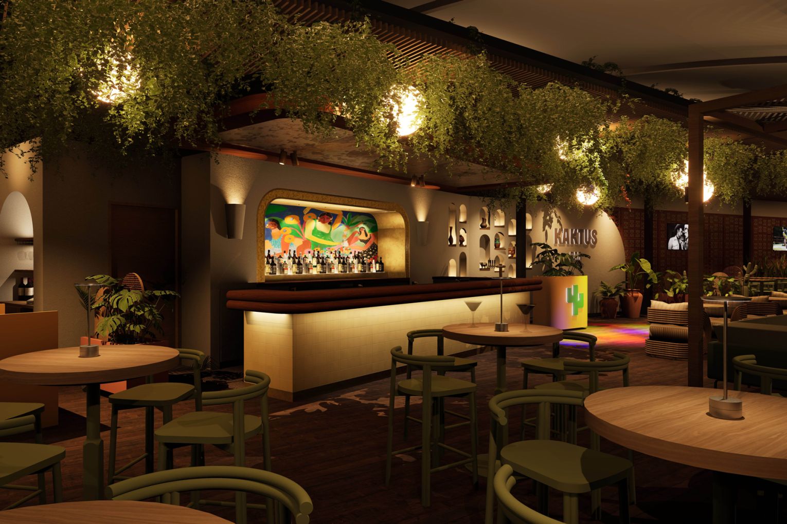 An artist's impression of Kaktus Bar coming soon to Southport, image credit: supplied