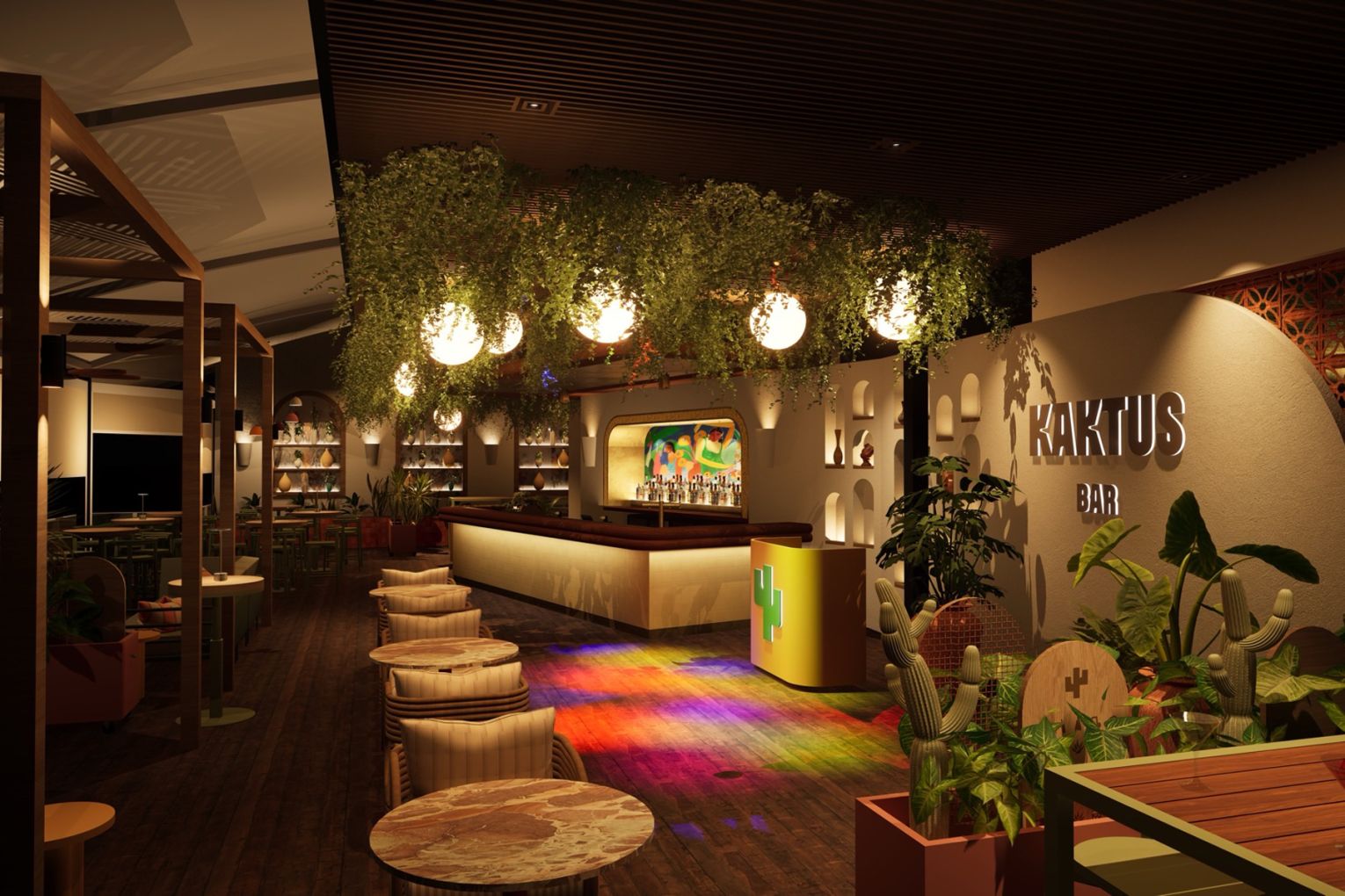 An artist's impression of Kaktus Bar coming soon to Southport, image credit: supplied
