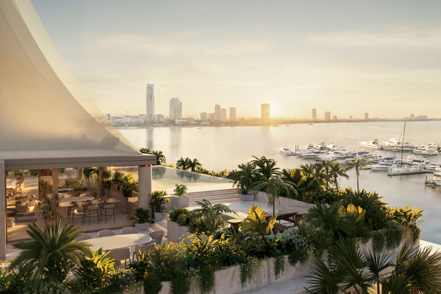 An artist's impression of the new-look Marina Mirage, image credit: supplied