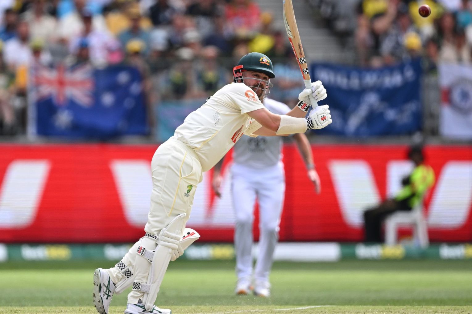 Brydon Carse says England have done their homework on Travis Head leading into the second Test. Picture: AAP Image/Dave Hunt