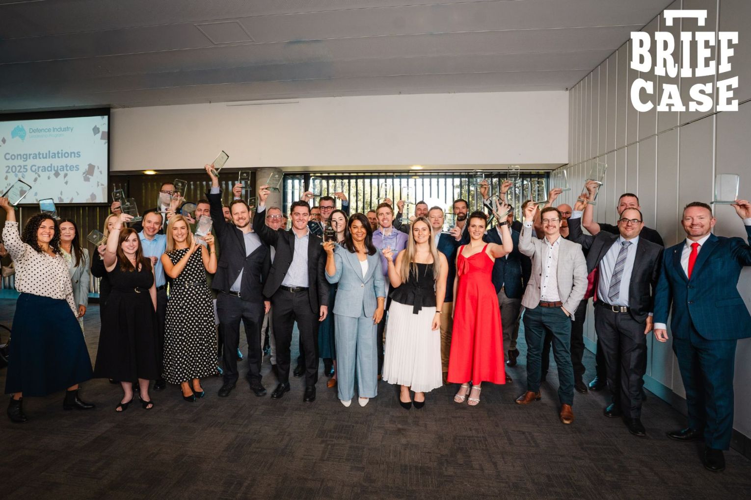 Participants of the Defence Industry Leadership Program (DILP) have officially graduated. Photo: Supplied