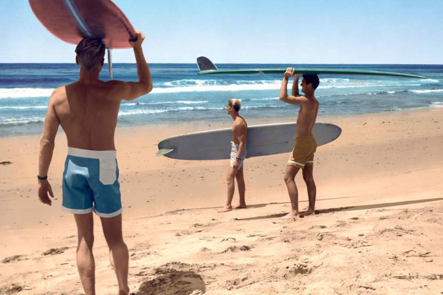 A scene from Bruce Brown's iconic 1966 surf film, The Endless Summer.