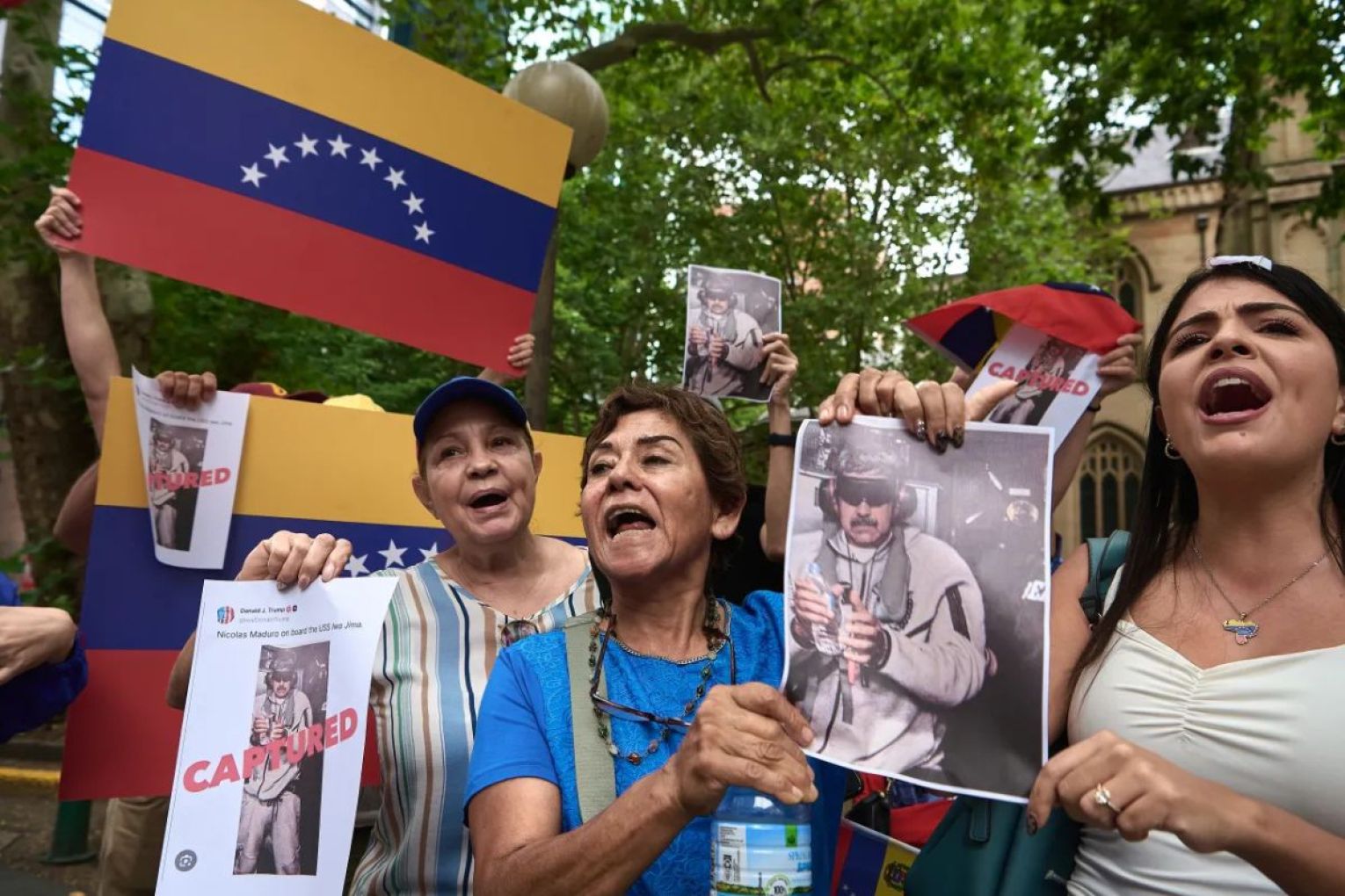Australian supporters of Venezuela's opposition have welcomed the fall of President Nicolas Maduro. Photo: AAP