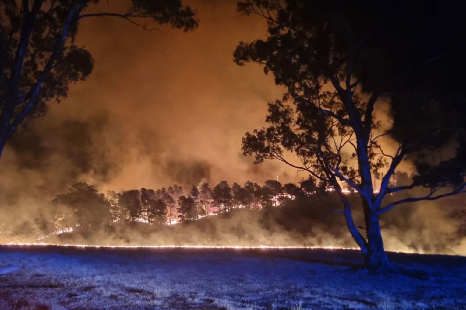 The Longwood fire has razed more than 35,000 hectares. Photo: Victoria State Control Centre